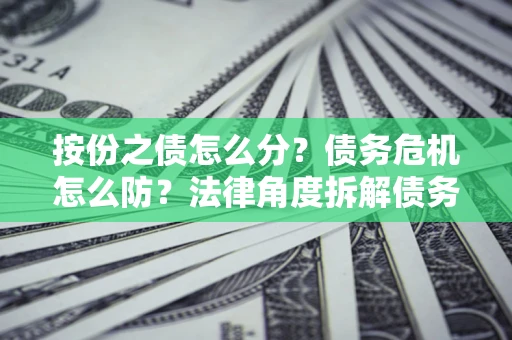 北京按份之债怎么分？债务危机怎么防？法律角度拆解债务分配与风险自保指南