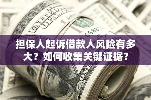 北京担保人起诉借款人风险有多大？如何收集关键证据？