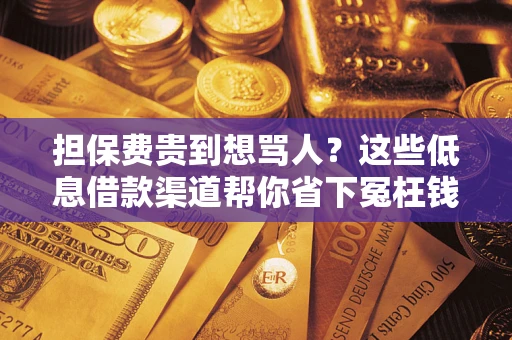 北京担保费贵到想骂人？这些低息借款渠道帮你省下冤枉钱