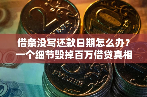 北京借条没写还款日期怎么办？一个细节毁掉百万借贷真相