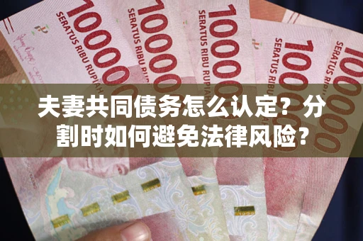 北京夫妻共同债务怎么认定？分割时如何避免法律风险？